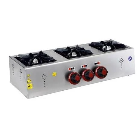 CSA Karacasan Tüplü Üçlü 3 Gözlü Mini Set Üstü Ocak