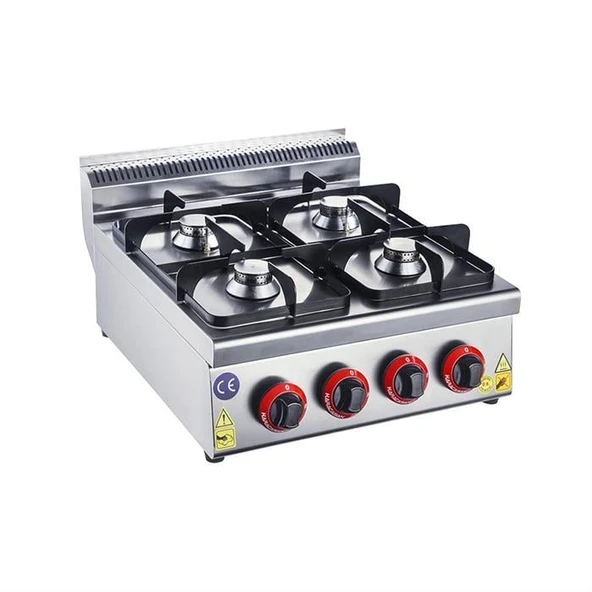 CSA Karacasan Snack Seri Set Üstü Tüplü Dörtlü Ocak ürün görseli 1