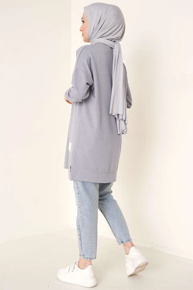 Salaş Armalı Tunik Kayrak Grisi - Resim 2