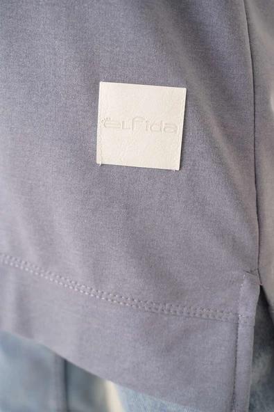 Salaş Armalı Tunik Kayrak Grisi - Resim 4