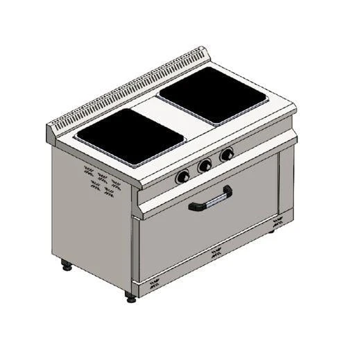 CSA Karacasan 100x60 Cm 2+1 Elektrikli 2 Li Kuzine Ocak ürün görseli 1