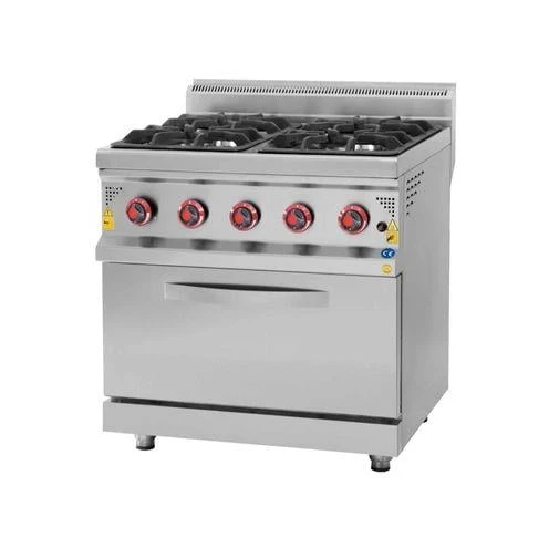 CSA Karacasan 700 Seri Tüplü Dört Gözlü Kuzineli Ocak80x70x85Cm ürün görseli 1