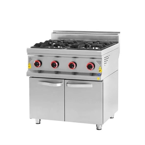 CSA Karacasan 900 Seri Dolaplı Tüplü Dört Gözlü Ocak ürün görseli 1