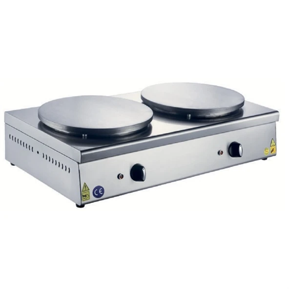 CSA Karacasan Endüstriyel Krep Pişirme Makinesi Çiftli Doğalgazlı ürün görseli 1