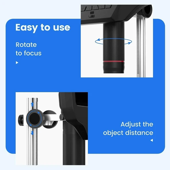 Andonstar AD409 10.1 Inc LCD Ekranlı HDMI Dijital Mikroskop - 4