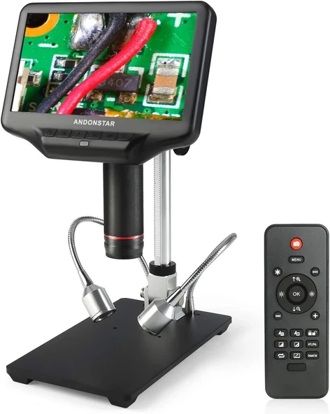Andonstar AD407 7 Inc Ekranlı 3D HDMI Lehimleme Dijital Mikroskop