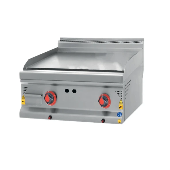 CSA Karacasan 60 cm 600 Seri Set Üstü Doğalgazlı Düz Pleyt Izgara 60x60x85Cm ürün görseli 1