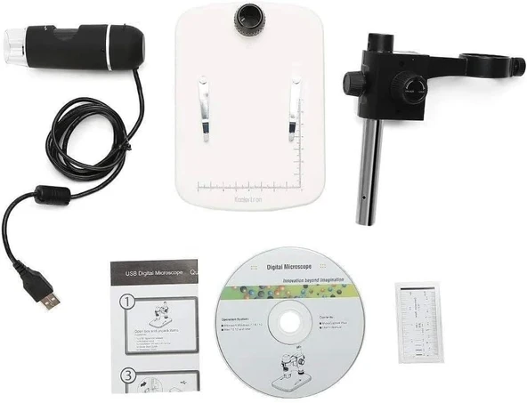Koolertron 5MP 20-300X USB Dijital Mikroskop Büyüteçli Video Kamera - 4