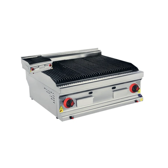 CSA Karacasan 60 cm 600 Seri Set Üstü Doğalgazlı Lavataş Döküm Izgara 60x60x85Cm ürün görseli 1