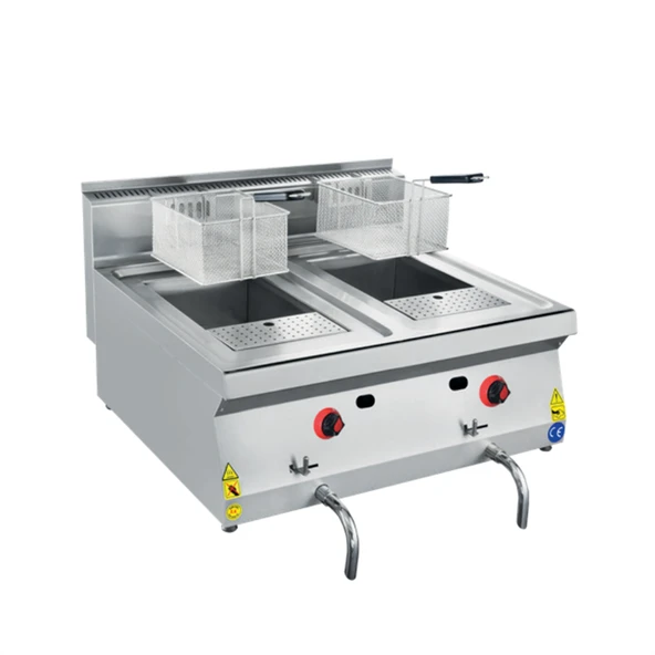 CSA Karacasan 80 cm 700 Seri Set Üstü Edge Doğalgazlı Fritöz ürün görseli