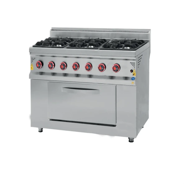 CSA Karacasan 120 cm 700 Seri 6 Gözlü  Doğalgazlı Kuzine 120x70x85cm
120x70x85Cm ürün görseli 1