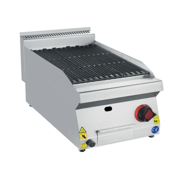 CSA Karacasan  Enüstriyel 40 cm 700 Seri Set Üstü Doğalgazlı Lavataş Dökümlü Izgara(40x70x85Cm) ürün görseli 1