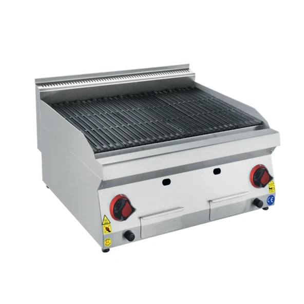 CSA Karacasan  Enüstriyel 80 cm 700 Seri Set Üstü Doğalgazlı Lavataş Dökümlü Izgara(80x70x85Cm) ürün görseli