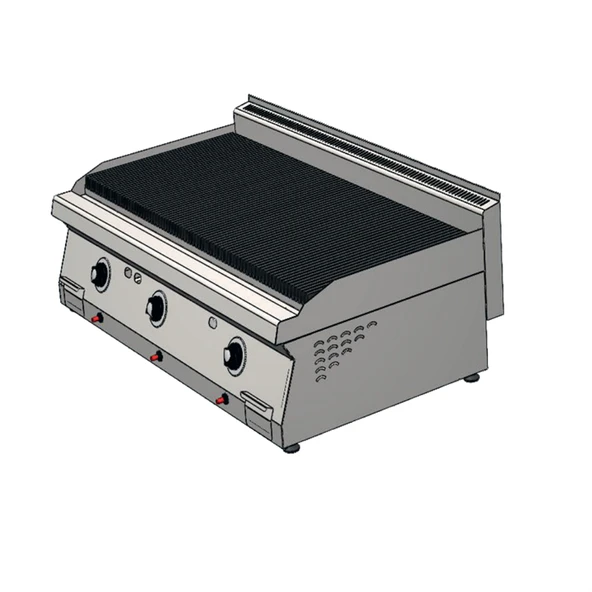 CSA Karacasan  Enüstriyel 120 cm 700 Seri Set Üstü Tüplü Lavataş Izgara(120x70x85Cm) ürün görseli 1