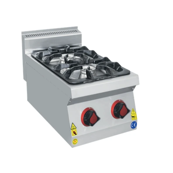 CSA Karacasan 40 cm 700 Seri Set Üstü İki Gözlü Doğalgaz Ocak ürün görseli 1