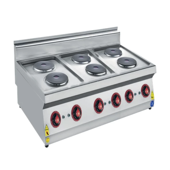 CSA Karacasan 120 cm 700 Seri Set Üstü Altı Gözlü Elektrikli Ocak
