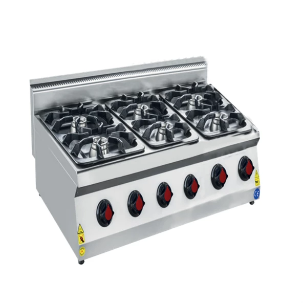 CSA Karacasan 120 cm 700 Seri Set Üstü Altı Gözlü Doğalgazlı Tüplü Ocak