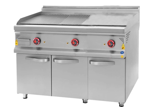 CSA Karacasan 900 Seri Dolaplı 120 cm Elektrikli Yarı Kanallı Izgara 120x90x85Cm - Resim 2