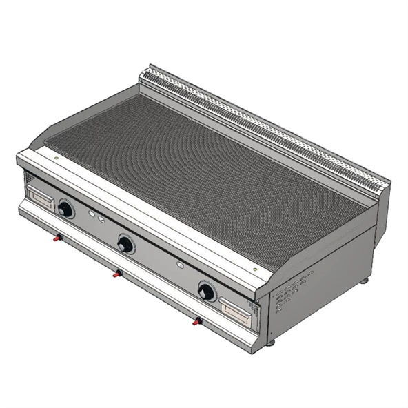 CSA Karacasan 900 Seri Set Üstü 120 cm Tüplü Tam Kanallı Izgara 120x90x85Cm