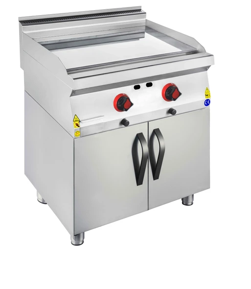 CSA Karacasan 900 Seri 80 cm Dolaplı Tüplü Düz Pleyt Izgara(80x90x85Cm) - Resim 2