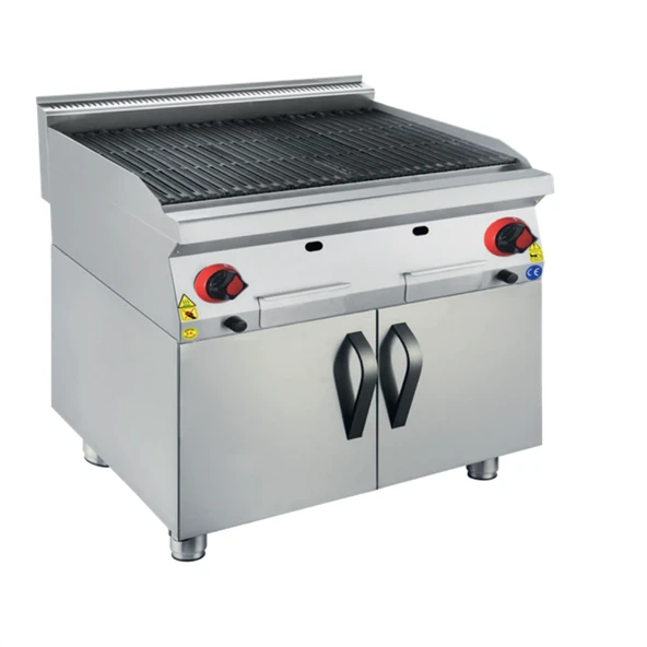 CSA Karacasan 900 Seri Dolaplı 80 cm Doğalgazlı Lavataş Döküm Izgara (80x90x85Cm) ürün görseli