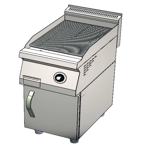 CSA Karacasan 900 Seri Dolaplı 40 cm Elektrikli Tam Kanallı Izgara(40x90x85Cm) ürün görseli 1