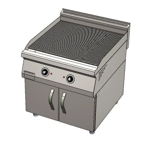 CSA Karacasan 900 Seri Dolaplı 80 cm Elektrikli Tam Kanallı Izgara(80x90x85Cm) ürün görseli 1