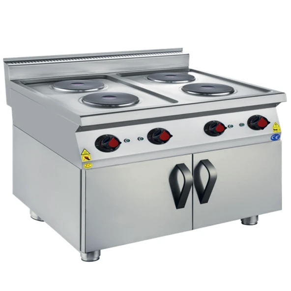 CSA Karacasan 900 Seri  Dolaplı 80 cm 4 Gözlü Elektrikli Ocak ürün görseli 1