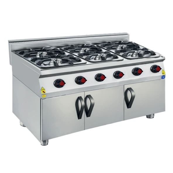 CSA Karacasan 900 Seri  Dolaplı 120 cm 6 Gözlü Tüplü Ocak ürün görseli 1