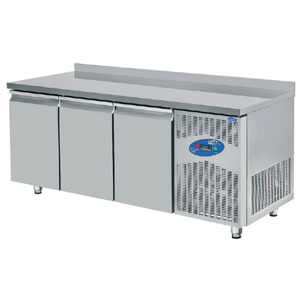 CSA Karacasan 400 Lt Üç Kapılı 600'Lük Tezgah Tipi Buzdolabı(304 Çelik) ürün görseli