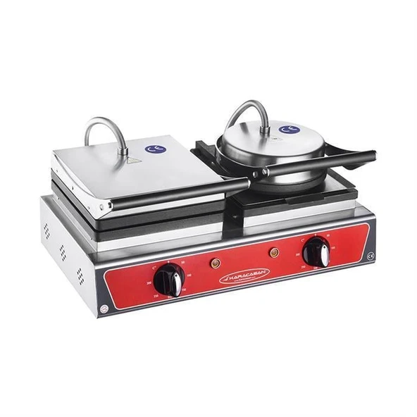 CSA Karacasan Elektrikli Papatya + Çubuk Waffle Makinesi - Resim 2