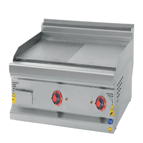 CSA Karacasan 80 cm 700 Seri Set Üstü Tüplü Yarı Kanallı Izgara - 3