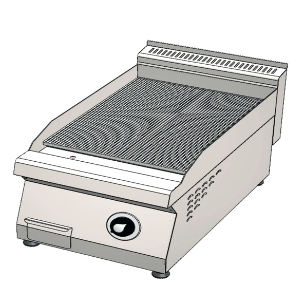 CSA Karacasan 40 cm 700 Seri Set Üstü Elektrikli Tam Kanallı Izgara ürün görseli 1