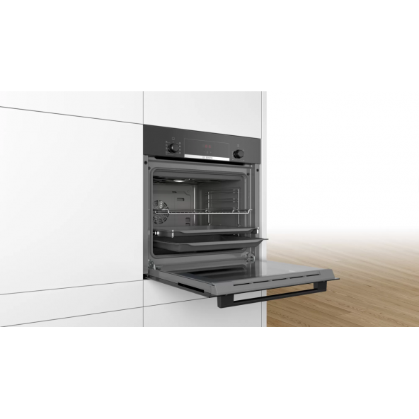 Bosch HBF534EB0T Siyah Ankastre Fırın - 4