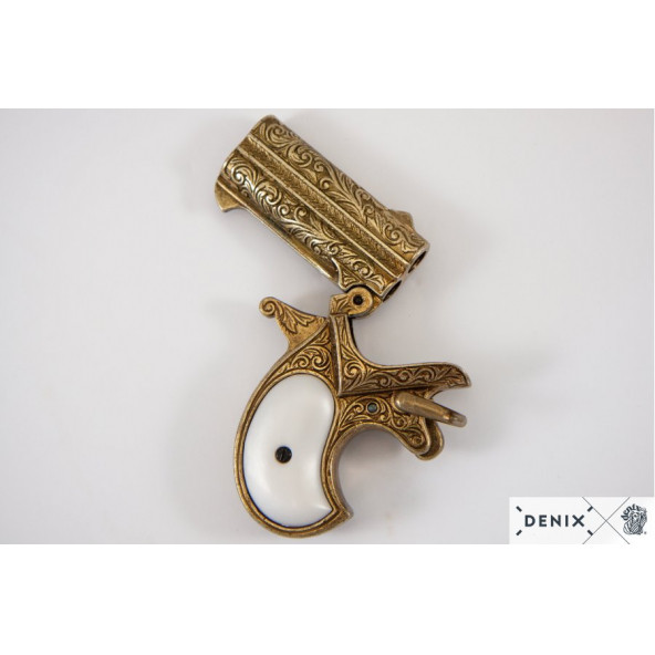 Denix Koleksiyon Grubu-DERRİNGER TABANCA, ABD 1866-JDNX1262-L-Orijinalden ilham alan tasarım - Resim 3