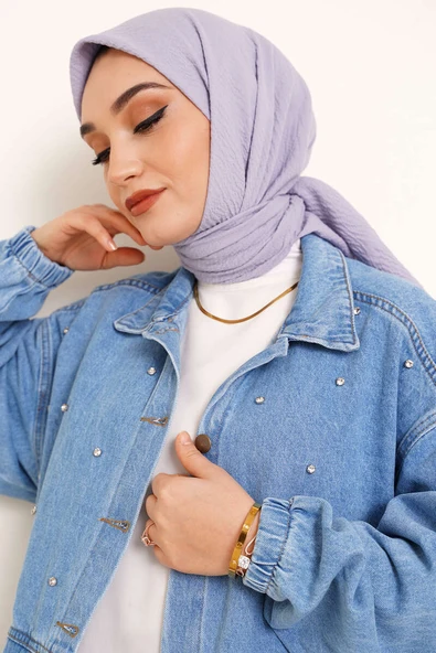 Mio Caz Eşarp Açık Gri ürün görseli 1