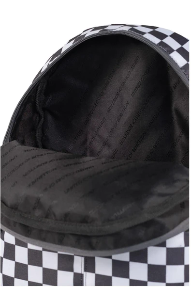 United Colors of Benetton Anaokulu Sırt Çantası Kareli Siyah / 03778 - Resim 6