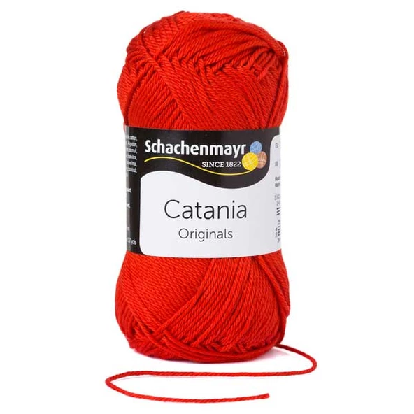 Catania El Örgü İpi / 50G / 115 Kırmızı
