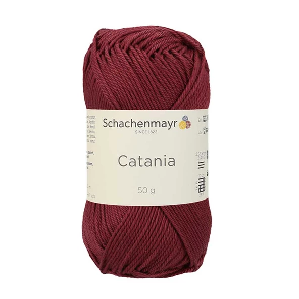 Catania El Örgü İpi / 50G / 425 Bordo