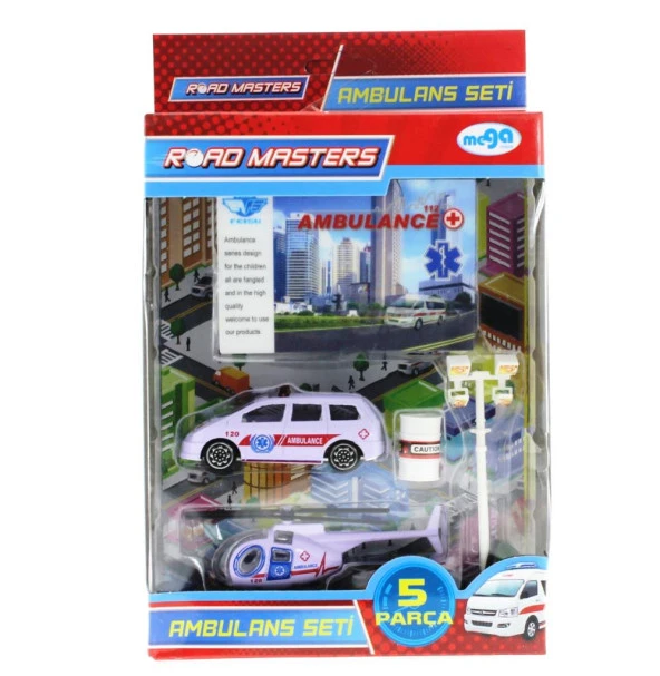Helikopterli Ambulans Seti JP9102 ürün görseli 1