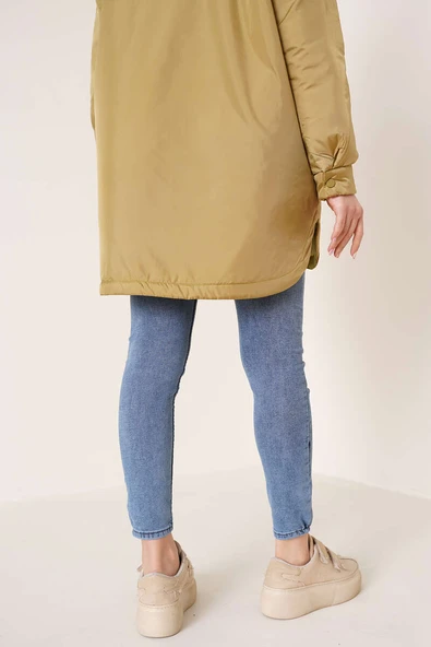 Dar Paça Likralı Pantolon Kar Orta - Resim 3