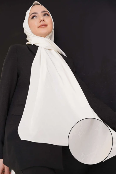 Düz Capri Şal Ekru ürün görseli 1