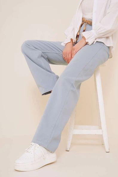 Boru Paça Bondi Mavisi Jean Pantolon ürün görseli 1