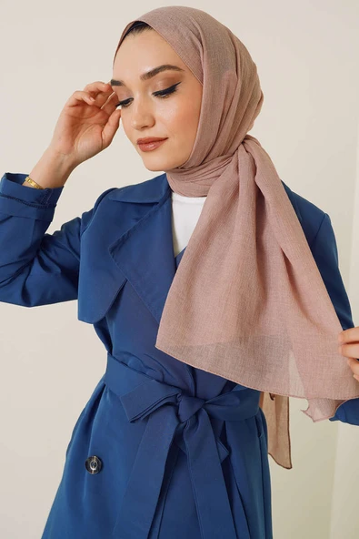 Elegant Serisi Toz Pembe Şal - Resim 2