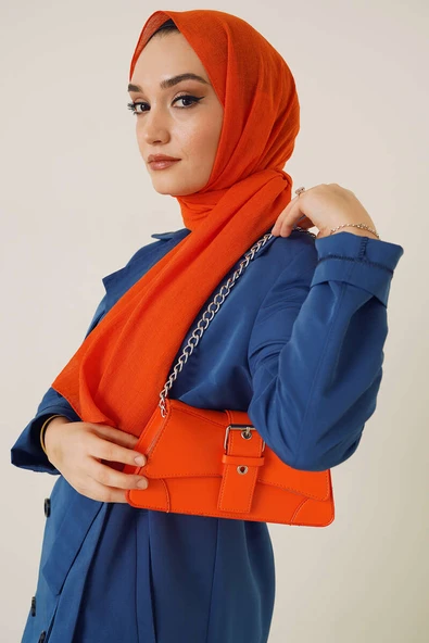 Elegant Serisi Oranj Şal -43 ürün görseli 1