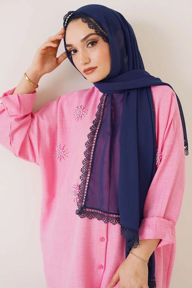 Mevlit Şalı - Lacivert - Resim 2