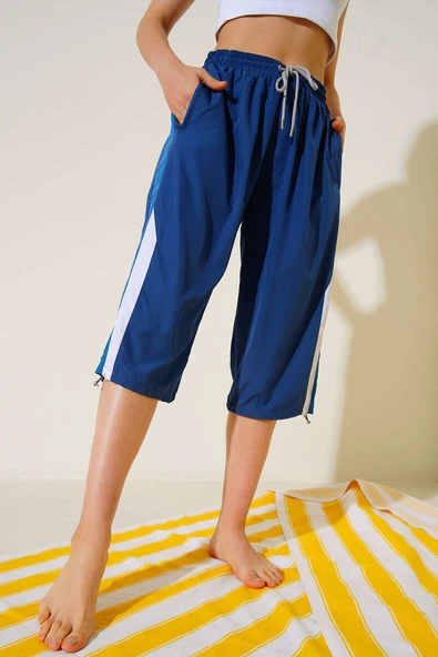 Cepli Kapri Şort Mayo Açık Lacivert - 2