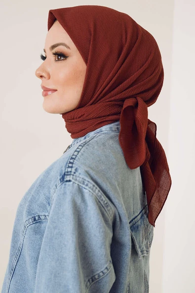 Mio Kare Eşarp Taba - Resim 3