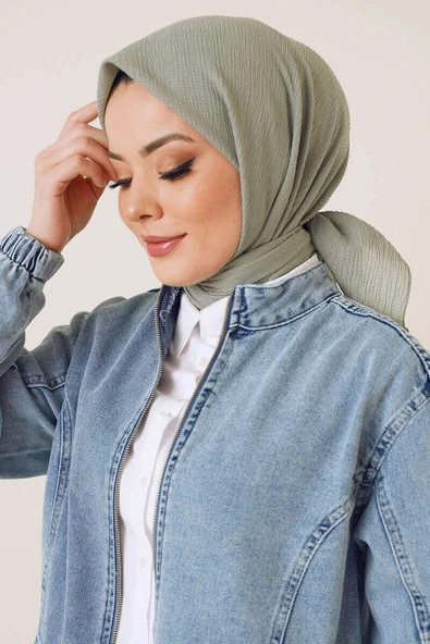 Mio Kare Eşarp Mint -36
