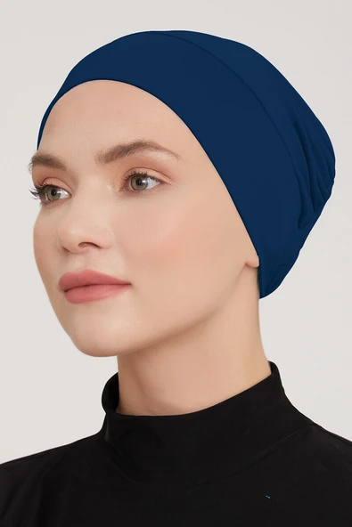 Spor Havuz Bonesi Koyu Lacivert ürün görseli